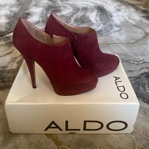 Aldo High Heeled Platform Booties